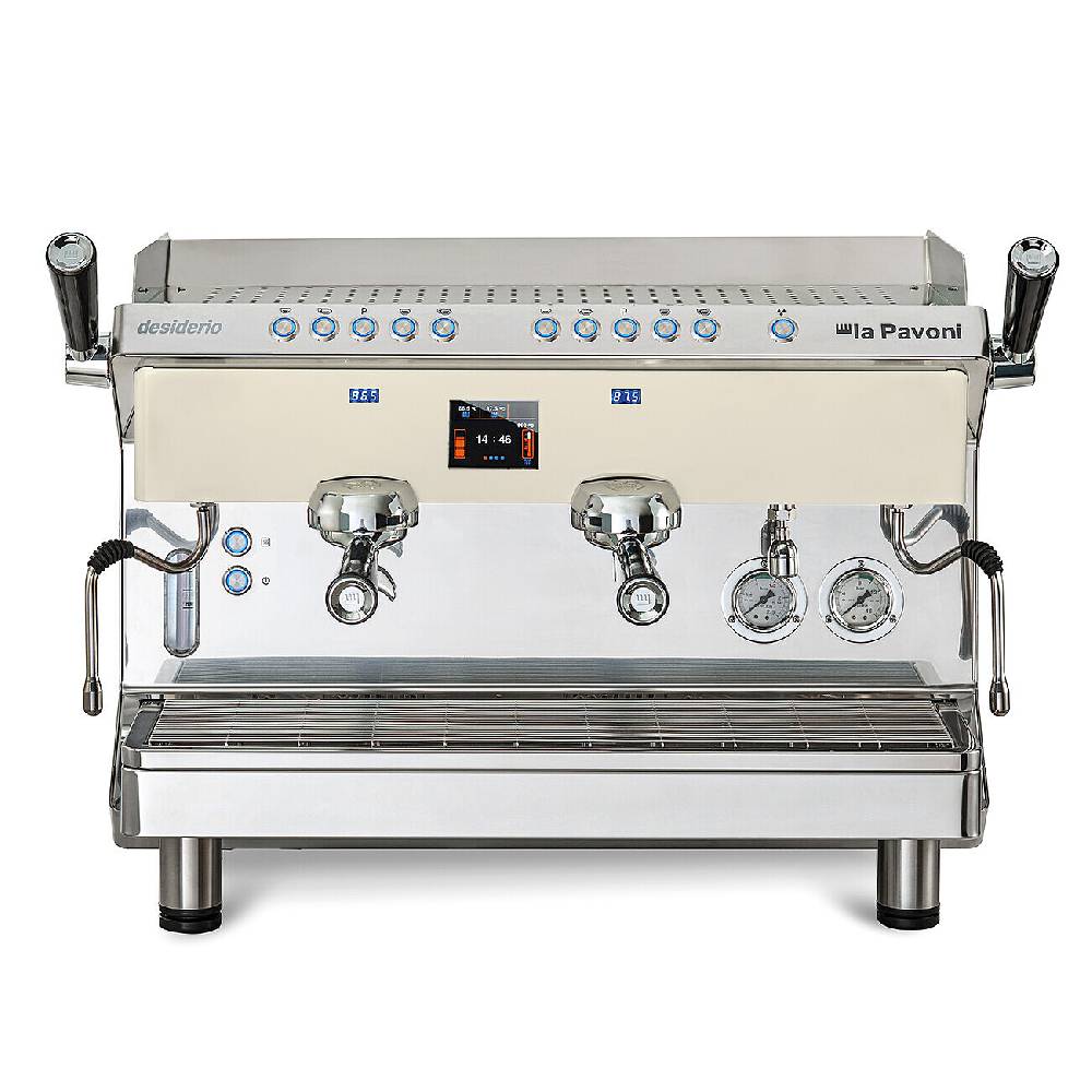 La Pavoni DESIDERIO VOLUMETRICA 2 GRUPPI BIANCA Nuova