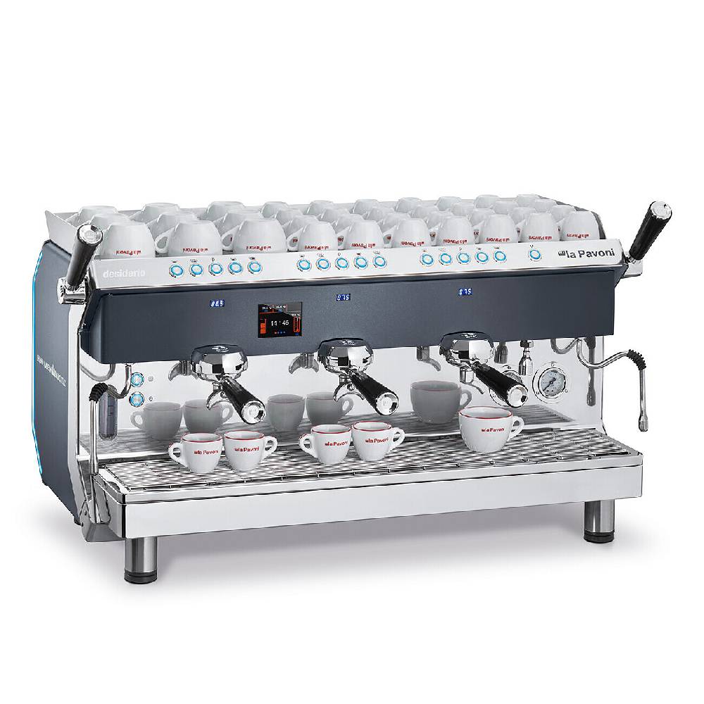 La Pavoni DESIDERIO VOLUMETRICA 3 GRUPPI NERA In Linea