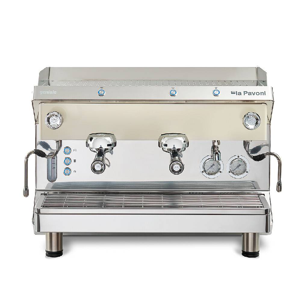 La Pavoni GENIALE SEMIAUTOMATICA 2 GRUPPI BIANCA Shopping Online