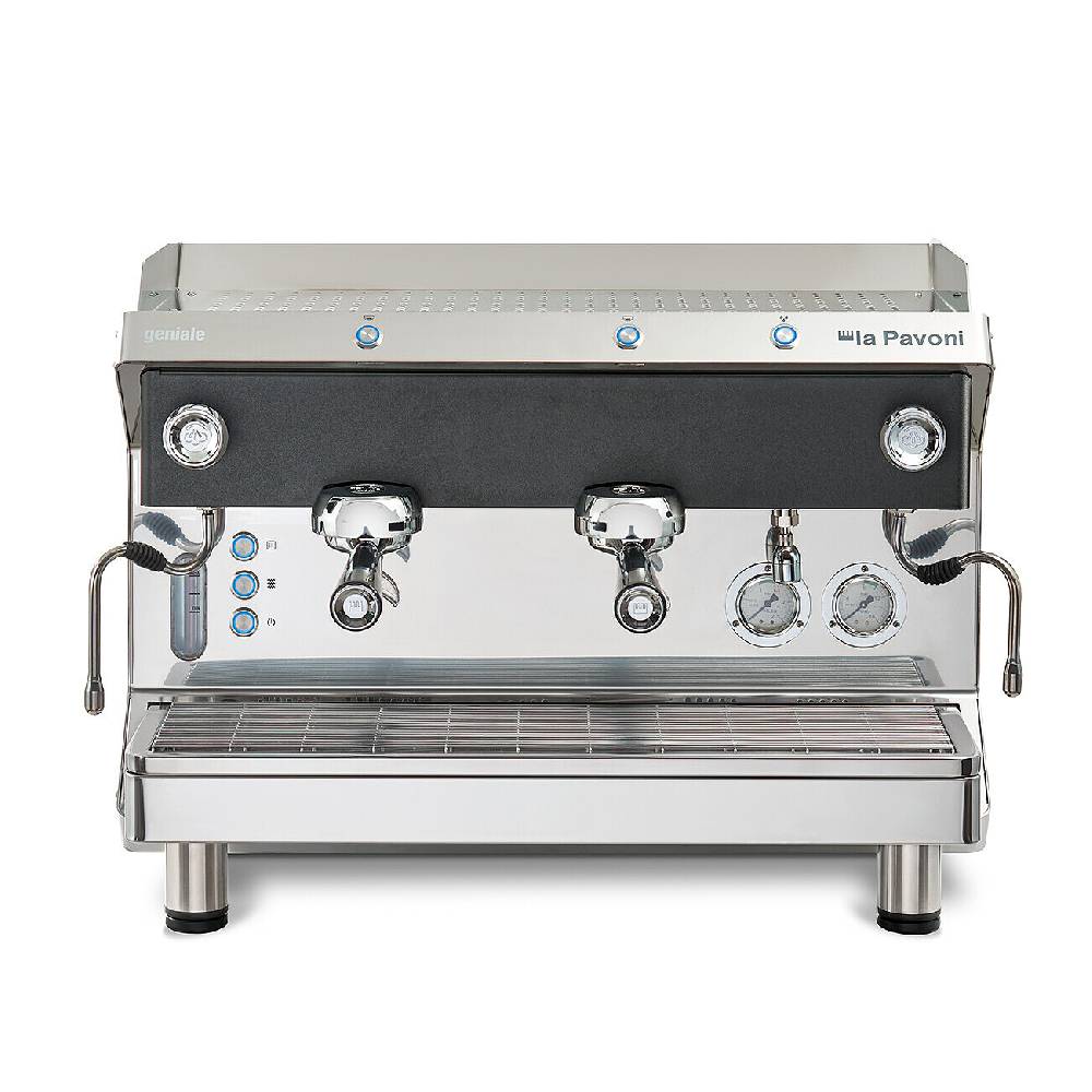 La Pavoni GENIALE SEMIAUTOMATICA 2 GRUPPI NERA Affare Del Giorno