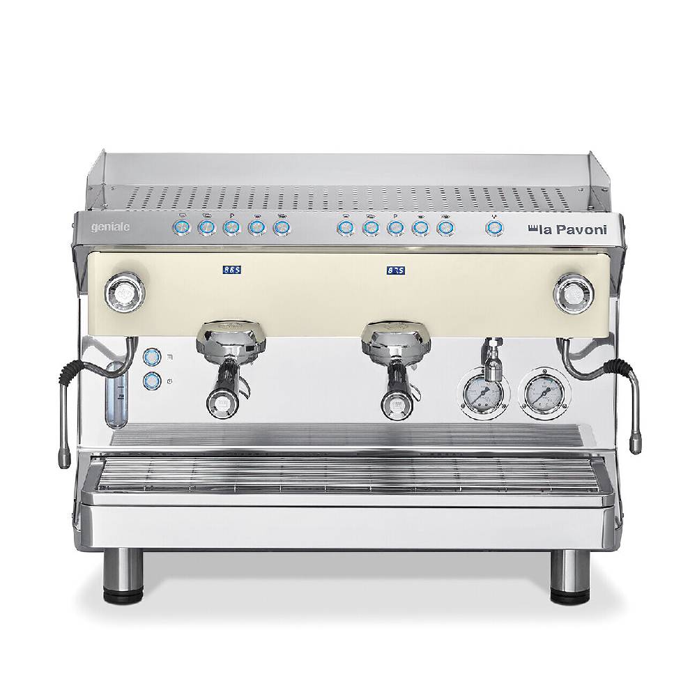 La Pavoni GENIALE VOLUMETRICA 2 GRUPPI BIANCA Sconto