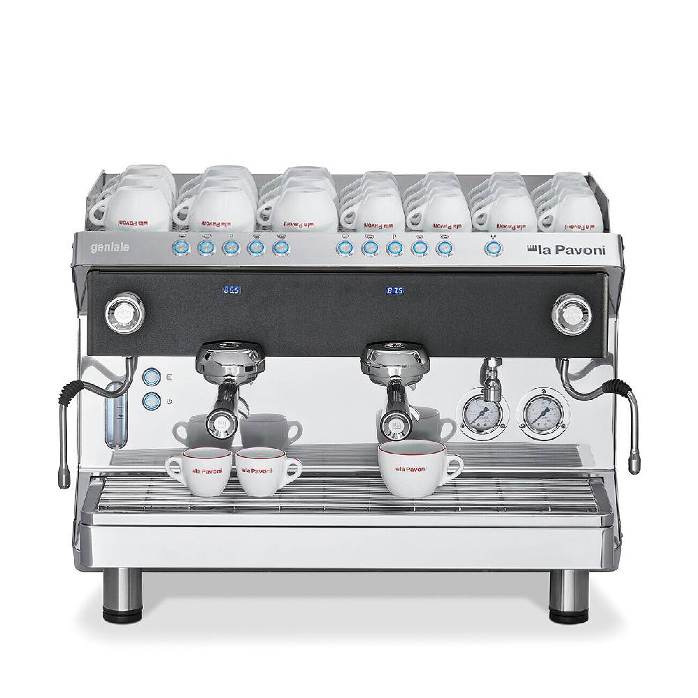 La Pavoni GENIALE VOLUMETRICA 2 GRUPPI NERA Sottocosto