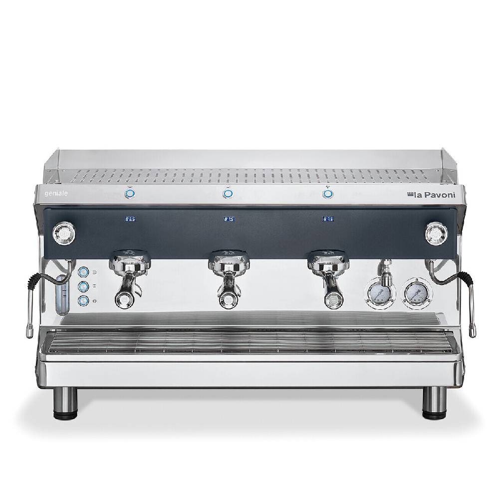 La Pavoni GENIALE SEMIAUTOMATICA 3 GRUPPI NERA Convenienza