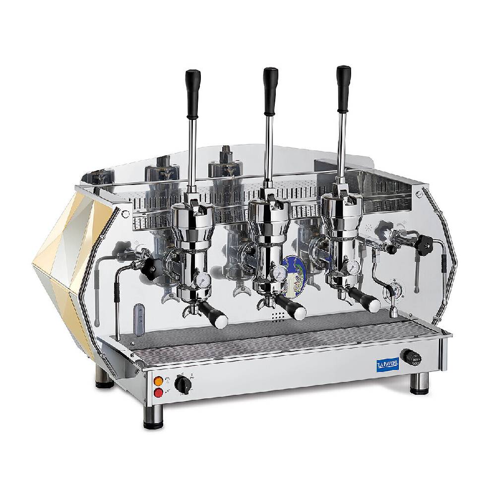 La Pavoni DIAMANTE LEVA 3 GRUPPI ORO Nuovo