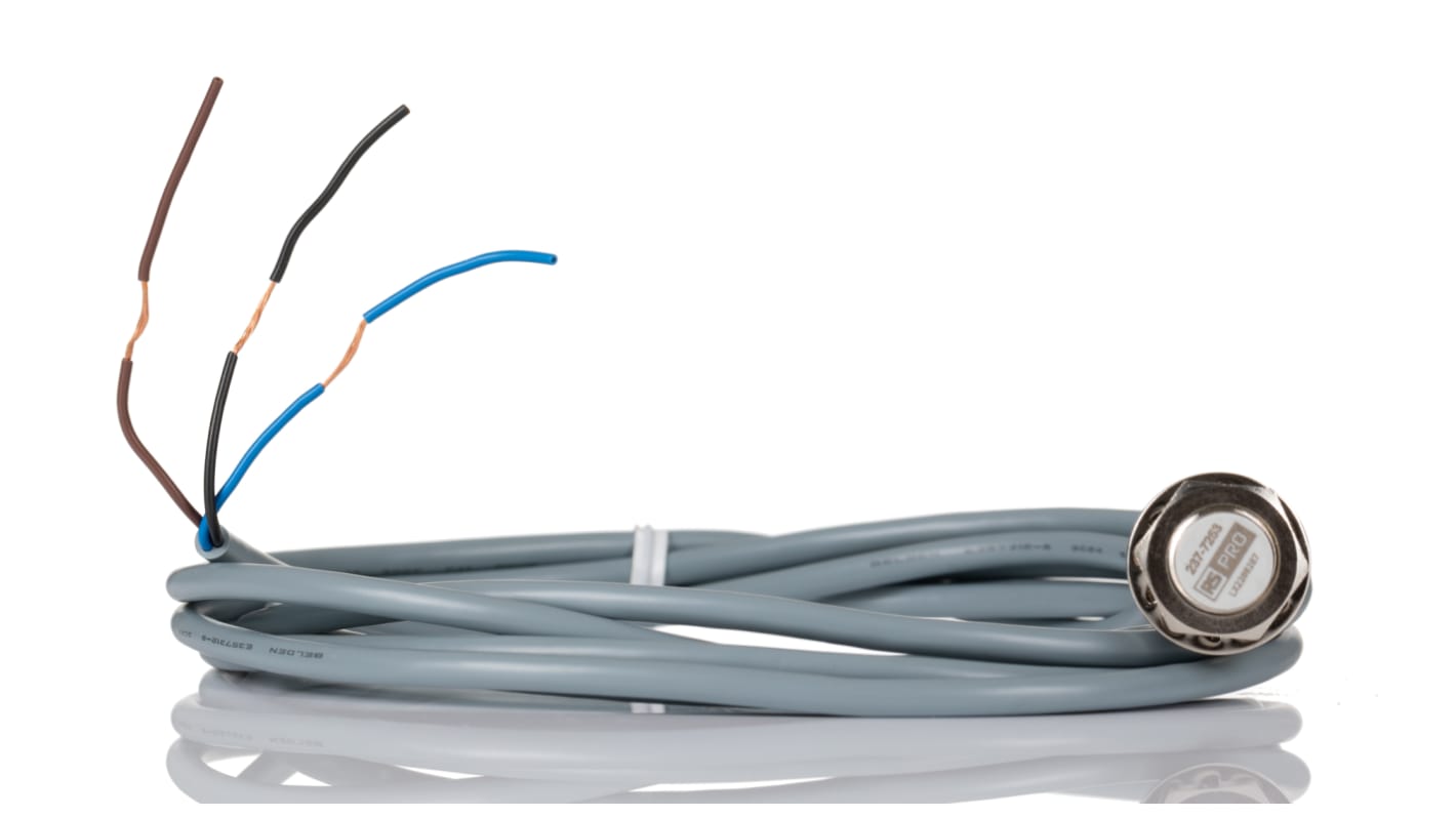 Rs-Online Sensore di prossimità Cilindro filettato RS PRO M12 rilevamento 8 mm 10 → 36 V CC Super Saving Price