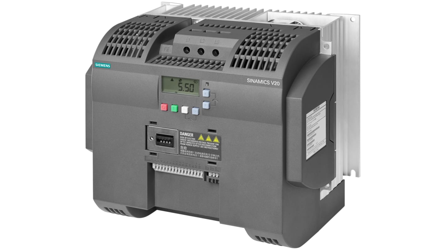 Rs-Online Inverter Siemens 11 kW 400 V c.a. 3 fasi 0 → 550Hz Convenienza