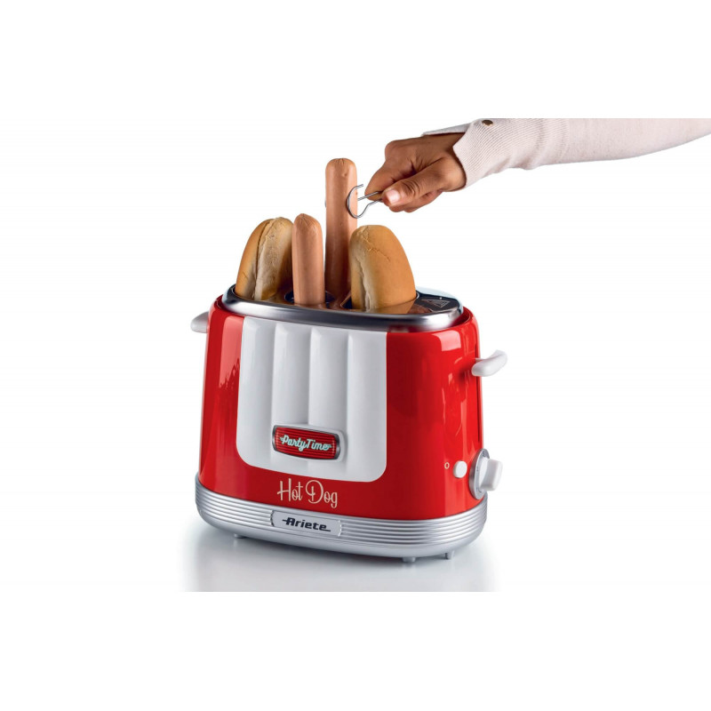Ariete MACCHINA PER WURSTEL E PANINI ROSSO Shopping Online