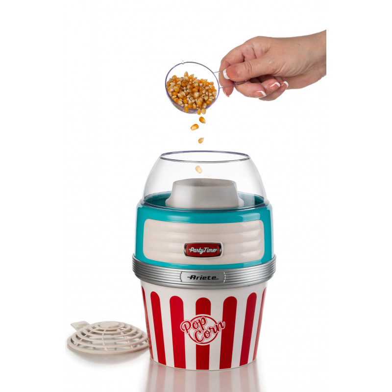 Ariete MACCHINA PER POP CORN CON CIOTOLA ESTRAIBILE CELESTE Presa