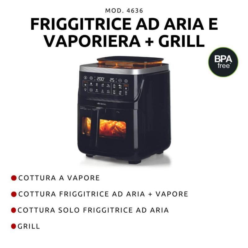 Ariete FRIGGITRICE AD ARIA VAPORE E GRILL Vendita Calda
