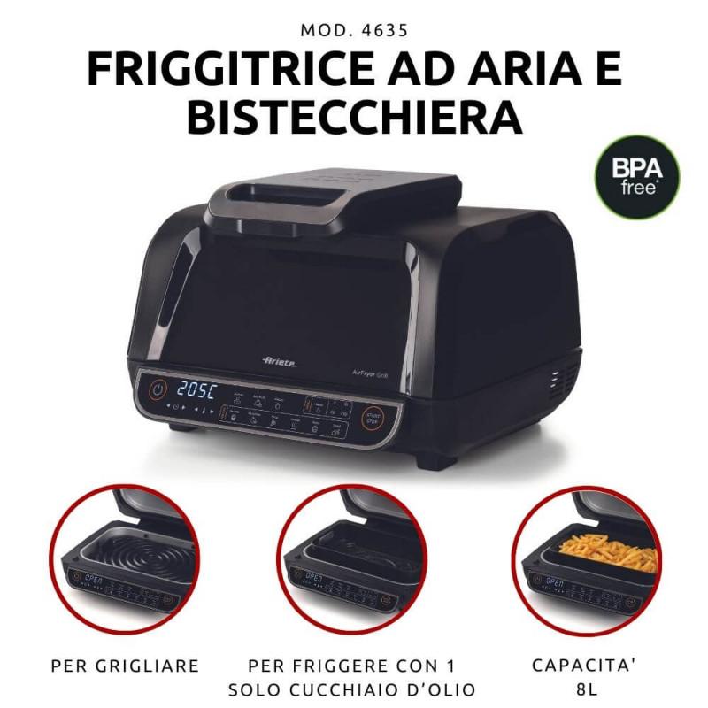 Ariete FRIGGITRICE AD ARIA E BISTECCHIERA Vendita Economica