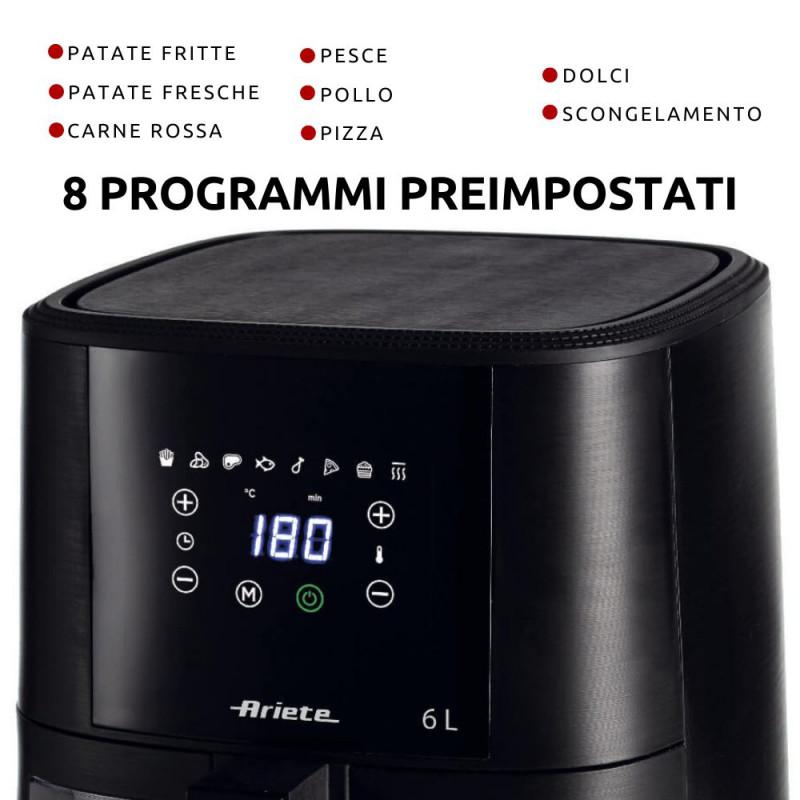 Ariete FRIGGITRICE AD ARIA 6 LITRI CON VETRO Negozio