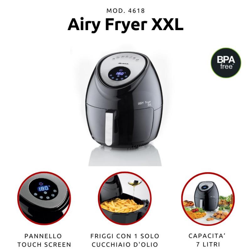 Ariete FRIGGITRICE AD ARIA XXL DA 7 LITRI NERO Nuovo