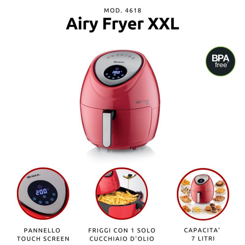 Ariete FRIGGITRICE AD ARIA XXL DA 7 LITRI ROSSO Promozione