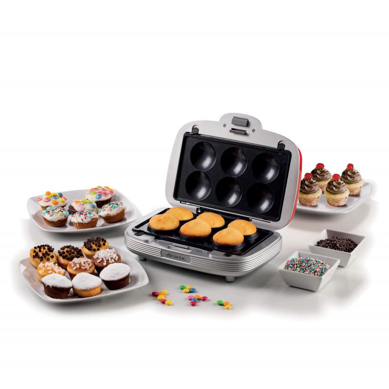 Ariete PIASTRA ELETTRICA PER MUFFIN DONUTS E SANDWICHES ROSSO Consegna Veloce