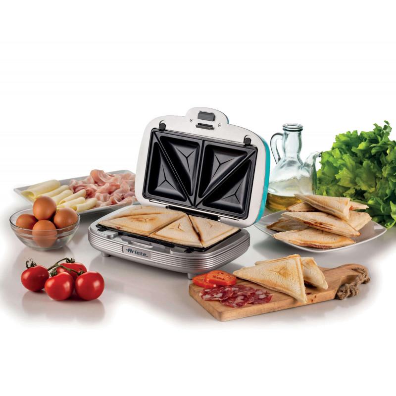Ariete PIASTRA ELETTRICA PER MUFFIN DONUTS E SANDWICHES CELESTE Promozione Limitata