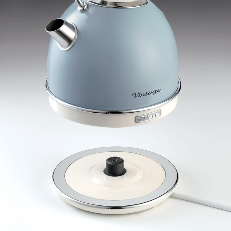 Ariete BOLLITORE ELETTRICO VINTAGE CELESTE Qualità Garantita
