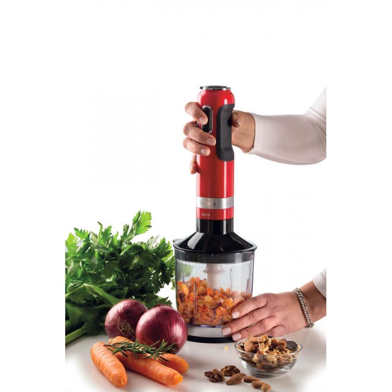 Ariete FRULLATORE A IMMERSIONE CON LAMA IN ACCIAIO INOX ROSSO Presa