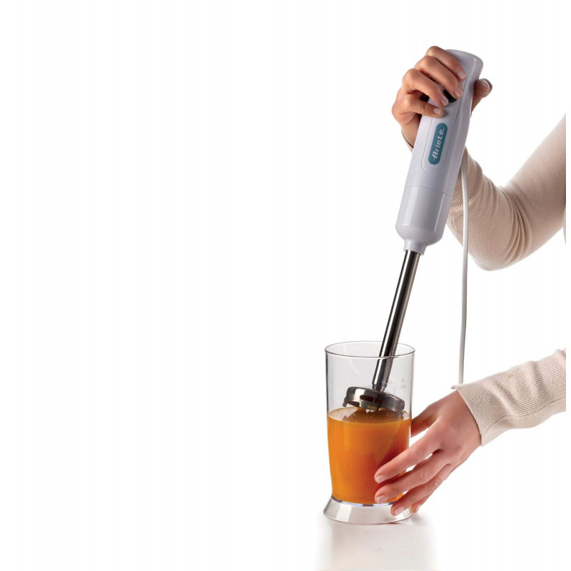 Ariete FRULLATORE A IMMERSIONE CON LAMA IN ACCIAIO INOX BIANCO &AMP; CELESTE In Vendita
