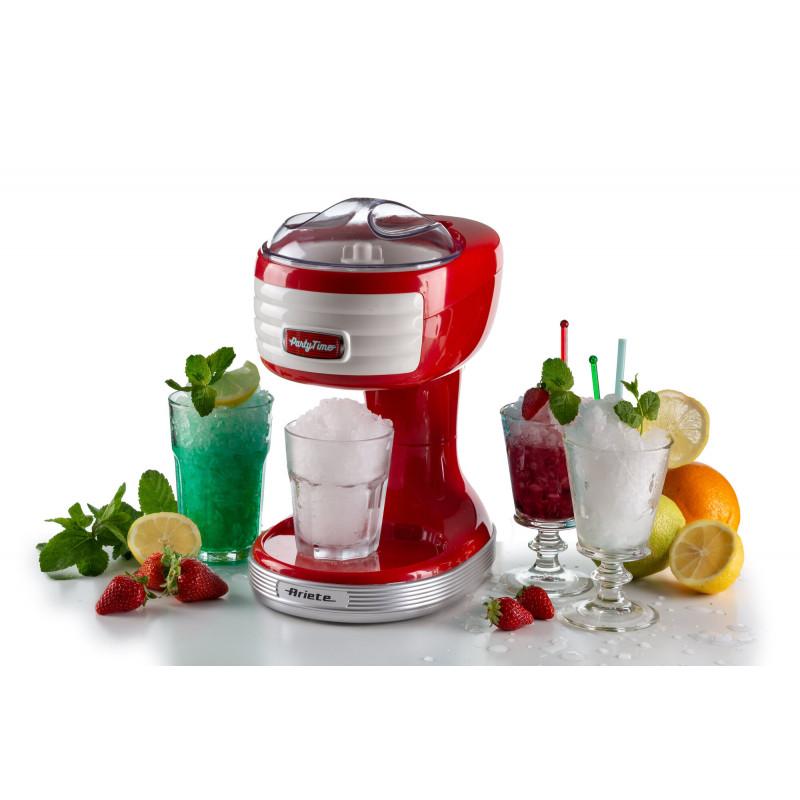 Ariete MACCHINA TRITAGHIACCIO PER GRANITA E COCKTAIL ROSSO Saldi Di Fabbrica