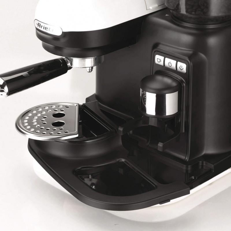 Ariete MACCHINA PER CAFFè ESPRESSO CON MACINACAFFè MODERNA BIANCO Ultimi tre giorni