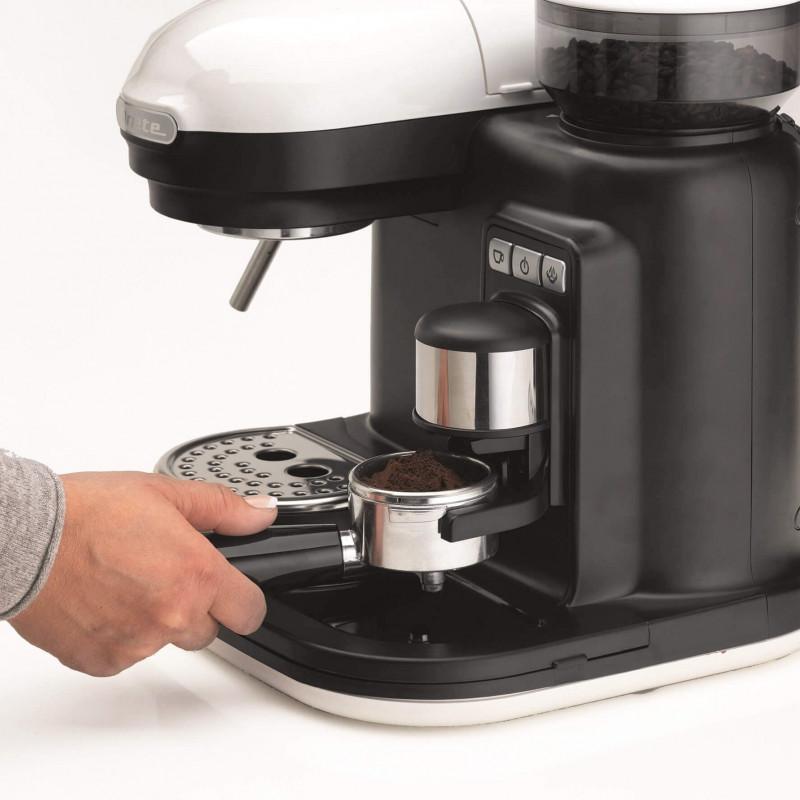 Ariete MACCHINA PER CAFFè ESPRESSO CON MACINACAFFè MODERNA BIANCO Ultimi tre giorni