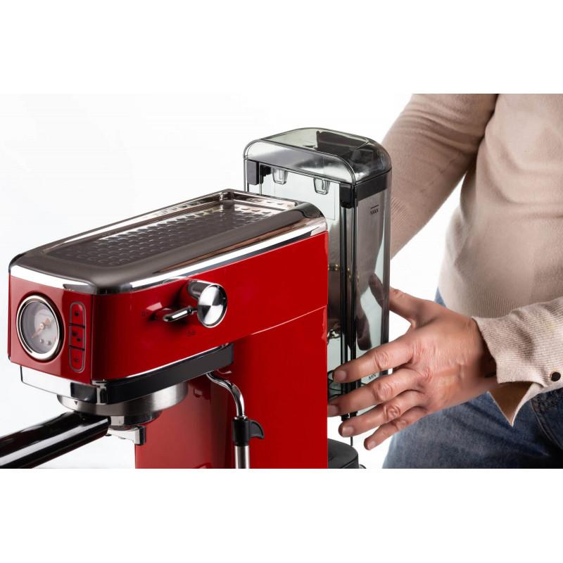 Ariete MACCHINA DA CAFFè ESPRESSO IN METALLO CON MANOMETRO ROSSO Offerta speciale della fabbrica