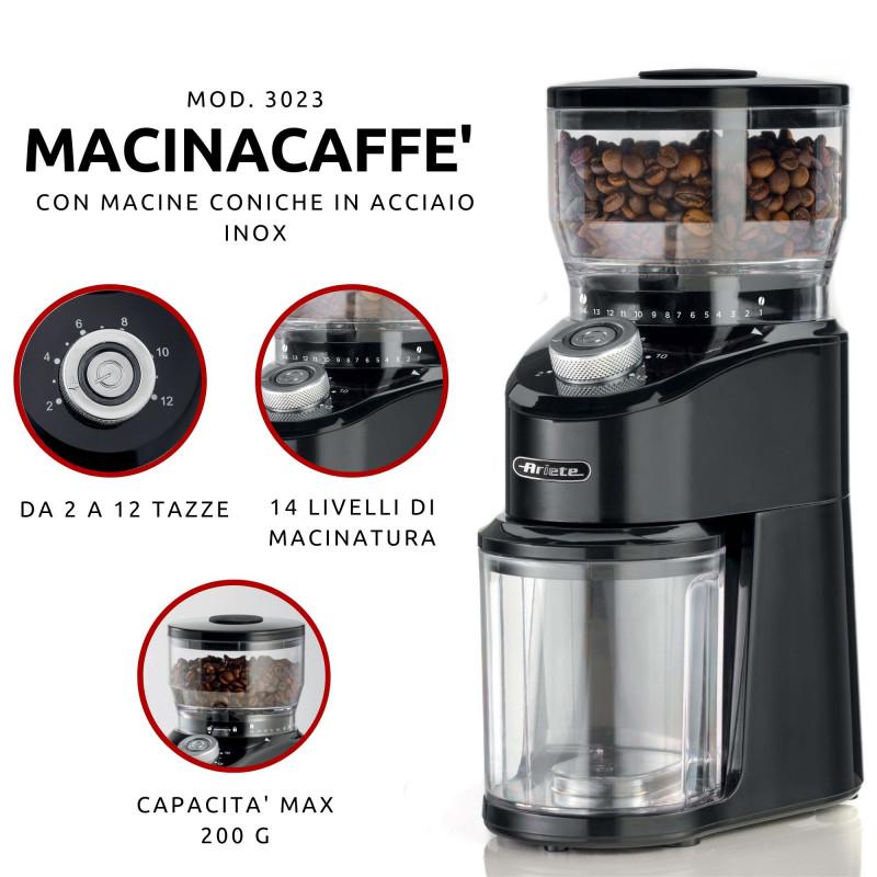 Ariete MACINACAFFè CON MACINE CONICHE Officina