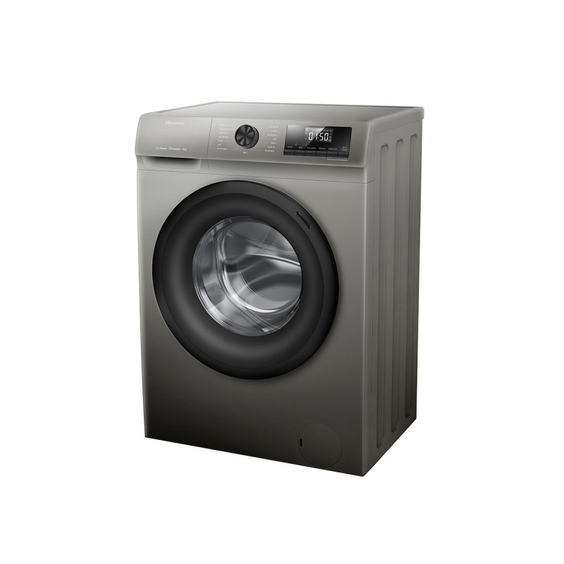 ﻿Hisense WFQP8014EVMT lavatrice Caricamento frontale 8 kg 1400 Giri/min Acciaio inox Saldi