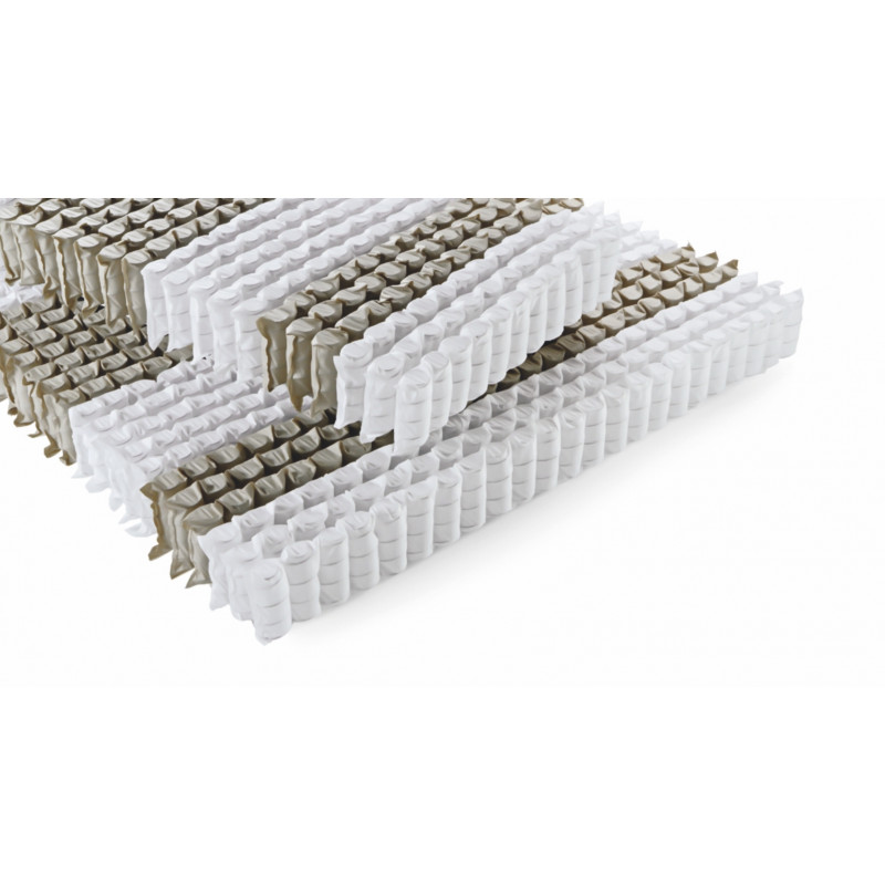 Materasso PLATINUM PLUS - h 26 cm Memory Fresh Anallergico 100% Policotone 3D Air Made in Italy (VARIE MISURE) Moda