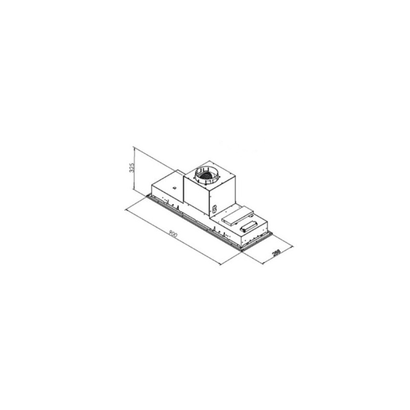 Lofra Gardenia 90 Integrato Acciaio inox 800 m³/h Consegna Veloce