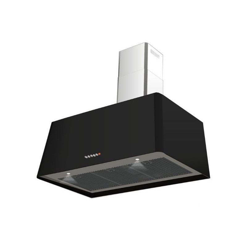 Lofra Rainbow Nero Cappa aspirante a parete 600 m³/h A Sottocosto