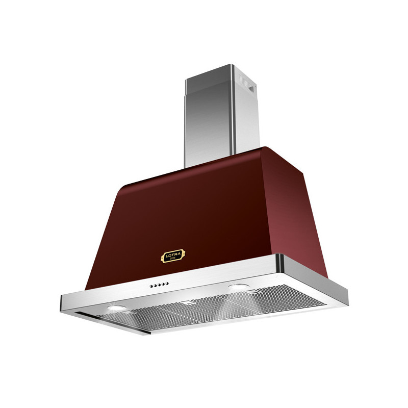 Lofra DolceVita 150 Cappa aspirante a isola Borgogna Acciaio inox 1000 m³/h A Outlet