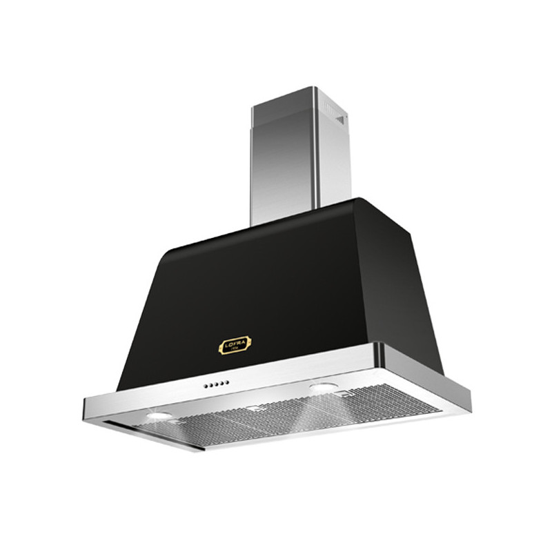 Lofra Dolcevita 120 Cappa aspirante a parete Nero Acciaio inox 800 m³/h A Outlet