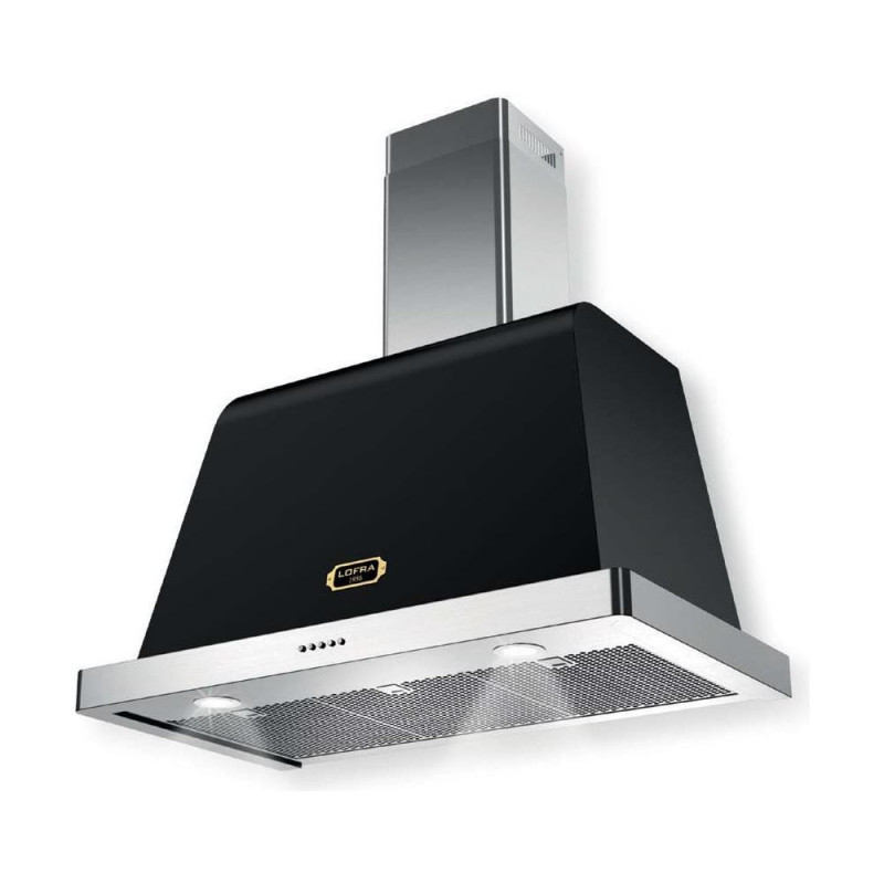Lofra Dolcevita 90 Cappa aspirante a parete Nero Acciaio inox 800 m³/h Vendita Calda
