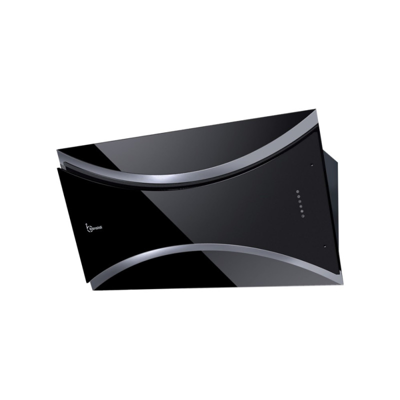 Baraldi QEEN Cappa Cucina a Parete 90 cm 900 m3/h - Vetro Nero Nuova