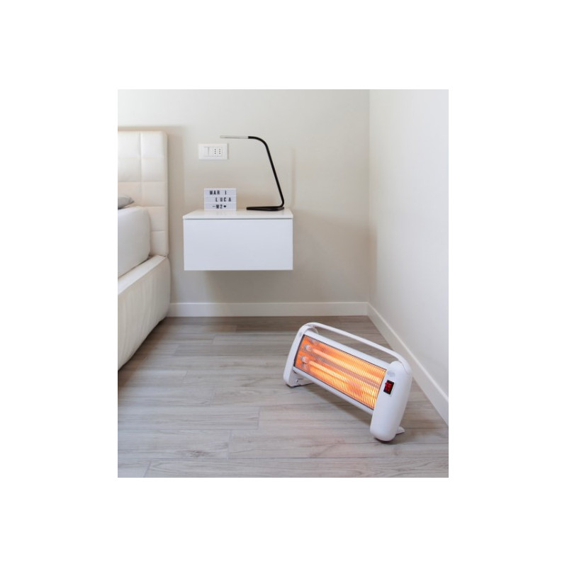 Argoclima Betsy Interno Bianco 1200 W Riscaldatore di ambienti elettrico al quarzo Offerte