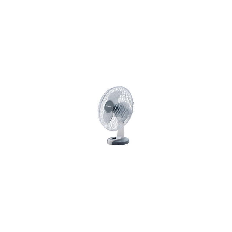 Termozeta Ventilatore Da Tavolo 40cm 3 Pale Bianco/Grigio Italy