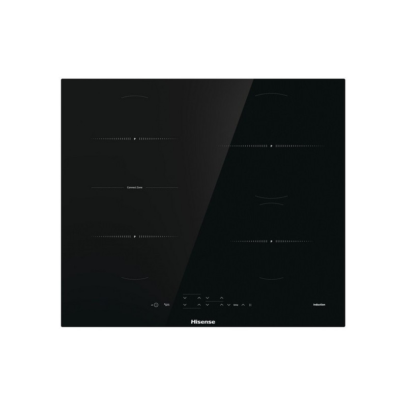 Hisense I6433CB7 piano cottura Nero Da incasso 59.5 cm Piano cottura a induzione 4 Fornello(i) Pezzi Unici