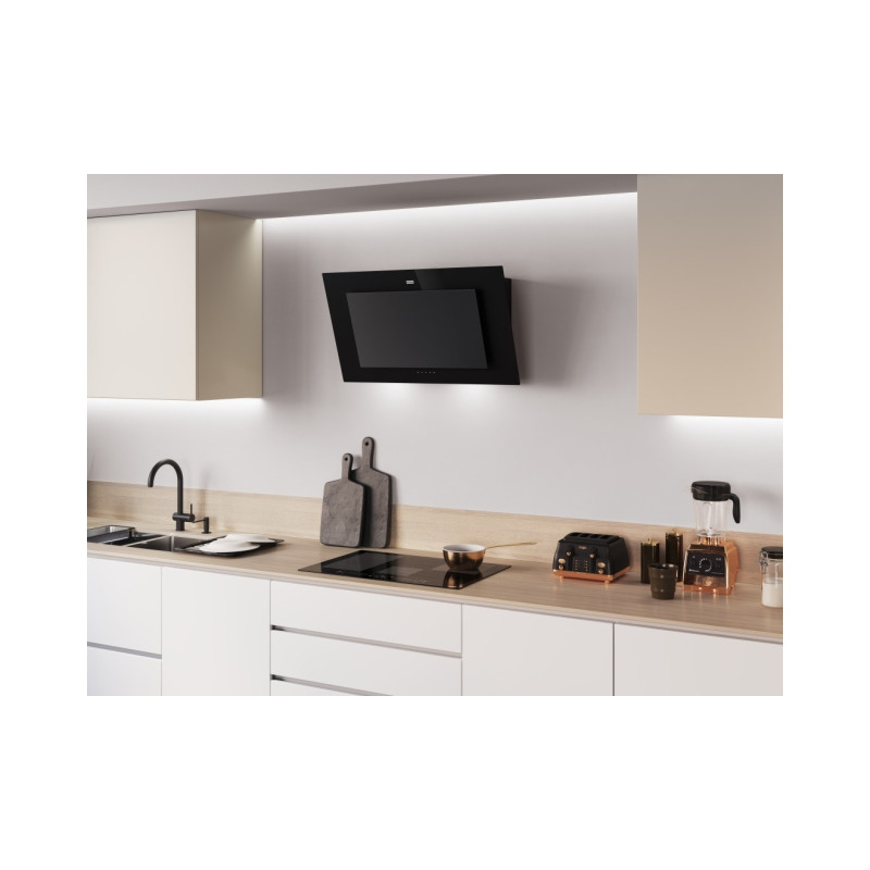 Franke FMAPRO907BK/BKMAT Cappa aspirante a parete Nero 450 m³/h A+ Fino al 50% di sconto