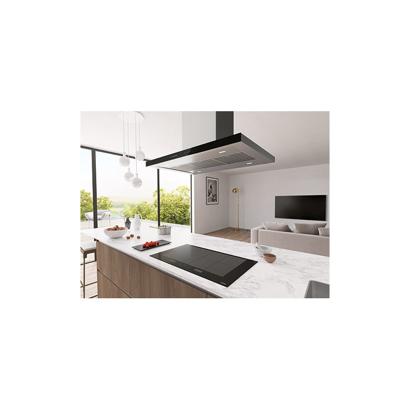 Franke T-SHAPE AVANT-SILENCE FTLN I H45 X/BK GLASS A90 Cappa aspirante a isola Nero Acciaio inox 750 m³/h A+ Black Friday Prezzi
