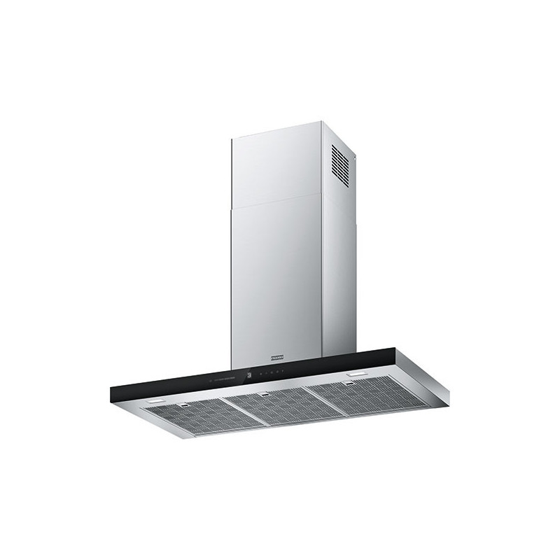 Franke T-SHAPE AVANT-SILENCE FTLN H45 X/BK GLASS A90 FRK Cappa aspirante a parete Nero Acciaio inox 750 m³/h A+ In vendita