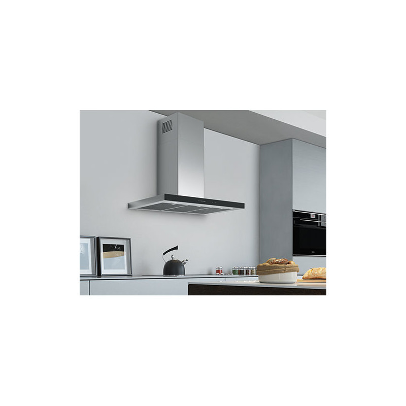 Franke T-SHAPE AVANT-SILENCE FTLN H45 X/BK GLASS A90 FRK Cappa aspirante a parete Nero Acciaio inox 750 m³/h A+ In vendita
