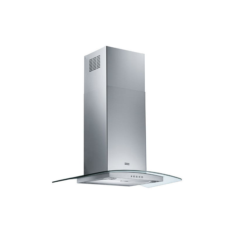 Franke T-Glass Curved FGC 625 XS NP Cappa aspirante a parete Acciaio inox 700 m³/h B Italy