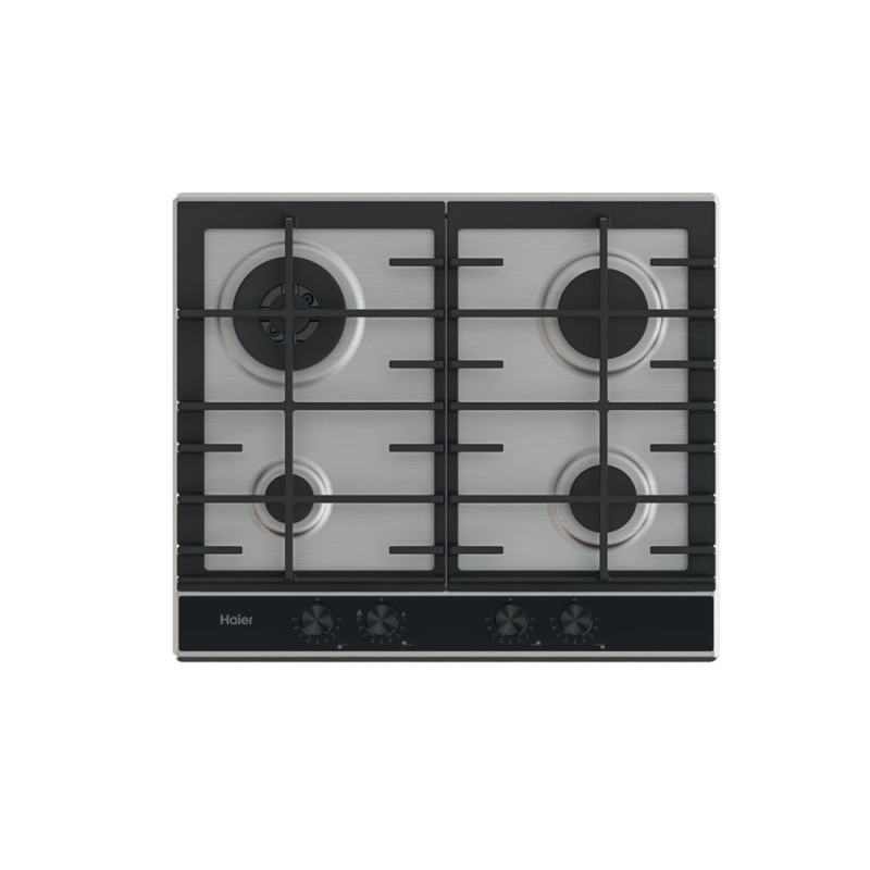 Haier Series 4 HAHG6BR4XH Acciaio inox Da incasso 59.5 cm Gas 4 Fornello(i) Sottocosto