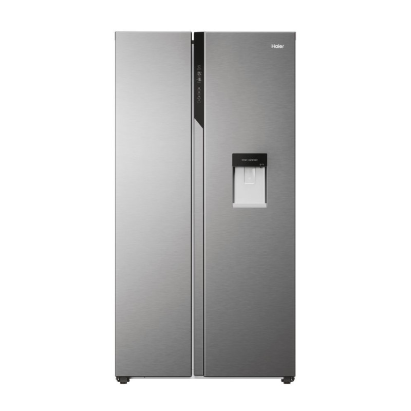 Haier SBS 90 Serie 5 HSR5918DWMP frigorifero side-by-side Libera installazione 521 L D Platino Acciaio inox Presa
