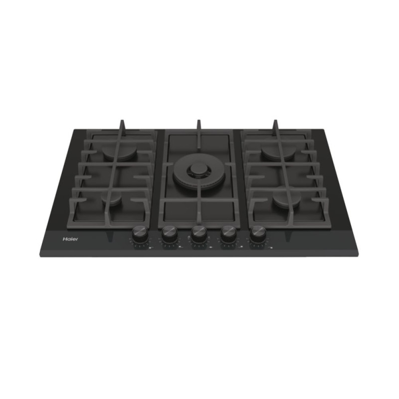 Haier Series 4 HAVG75HBPB Nero Da incasso 75 cm Gas 5 Fornello(i) Flash Sale