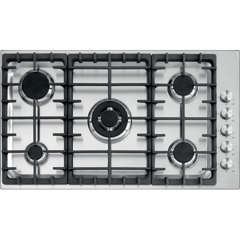 Barazza 1POF90 piano cottura Nero Acciaio inox Da incasso Gas 5 Fornello(i) Offerta Pasqua