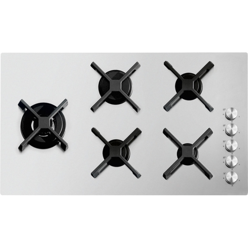 Barazza 1PSPF95 piano cottura Acciaio inox Da incasso 90 cm Gas 5 Fornello(i) Offerta San Valentino