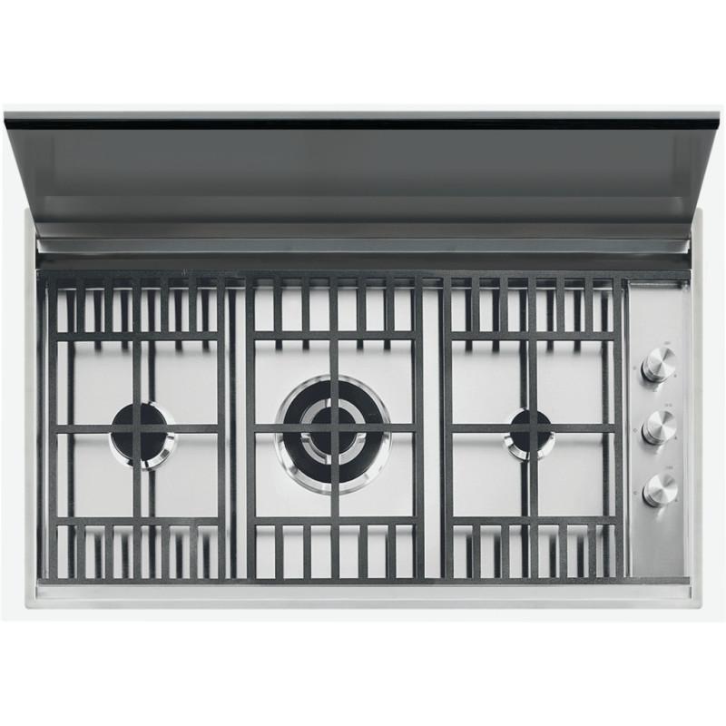 Barazza 1PLBC2T piano cottura Nero Acciaio inox Da incasso Gas 3 Fornello(i) Liquidazione
