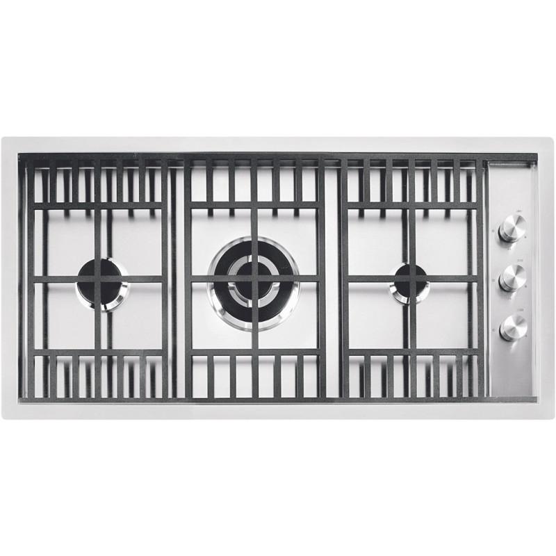 Barazza 1PLB2T piano cottura Nero Acciaio inox Da incasso Gas 3 Fornello(i) Enormi risparmi